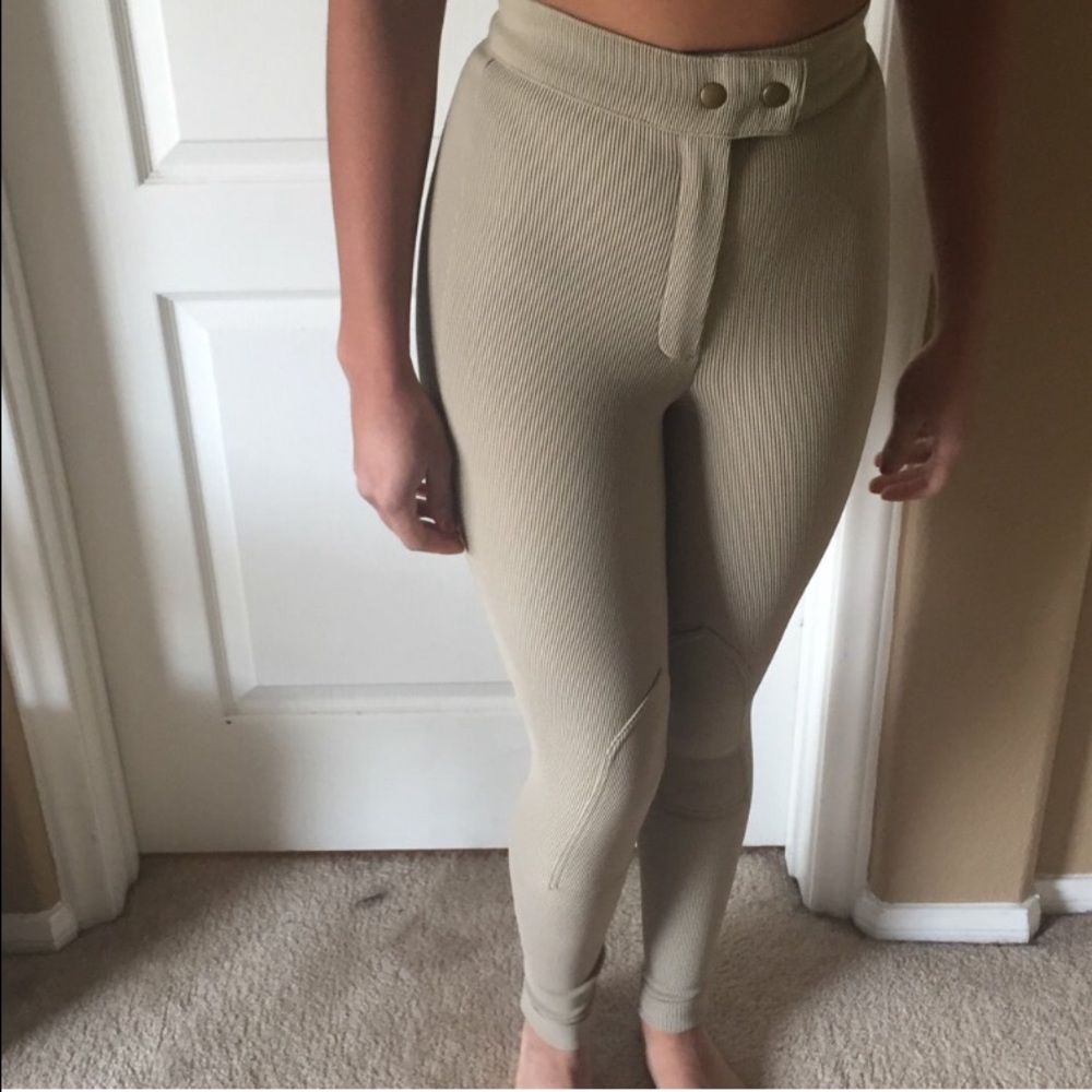 Discontinued American apparel taupe riding pants